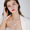 Choker Irregular Pearl Clavicular Chain Simple Design Delicate Layered Necklace Classic And Versatile Style