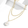 Choker Irregular Pearl Clavicular Chain Simple Design Delicate Layered Necklace Classic And Versatile Style