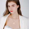 Choker Irregular Pearl Clavicular Chain Simple Design Delicate Layered Necklace Classic And Versatile Style