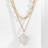 Choker Irregular Pearl Clavicular Chain Simple Design Delicate Layered Necklace Classic And Versatile Style