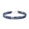 Choker Necklace Blue Distressed Frayed Denim Jeans Gothic Choker Necklace rope chain for Women jewelry gift