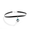 Choker Stellaluna Pendant Temperament Necklace Flexible Leather Cord Exaggerated Atmosphere Simplicity Blue Star Gift