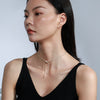 Chokers Shiny Clavicle Chain Simple Design Is Classic And Generous The Tassel Pendant Shone Like A Diamond