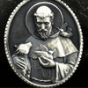 Christian Couple pendants Necklace Saint Francis Medal Pendant Religious Faith Catholic Men's Pendant Necklace