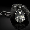 Christian Couple pendants Necklace Saint Francis Medal Pendant Religious Faith Catholic Men's Pendant Necklace