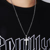 Christian Cross Pendant Necklace Men's Necklace Metal Religious Amulet Pendant Accessory Party Jewelry