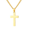 Christian Cross Pendant Necklace Men's Necklace Metal Religious Amulet Pendant Accessory Party Jewelry