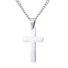 Christian Cross Pendant Necklace Men's Necklace Metal Religious Amulet Pendant Accessory Party Jewelry