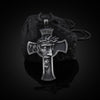 Christian Good Friday Cross Pendant Men's Vintage Necklace Sweater Chain