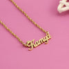 Christmas Gift Cute Classic Princess Style Name Necklace