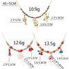 Christmas Necklaces Women Girl Children Christmas Decorations For Home Decor Happy Year Xmas Necklace&pendant Gift Jewelry