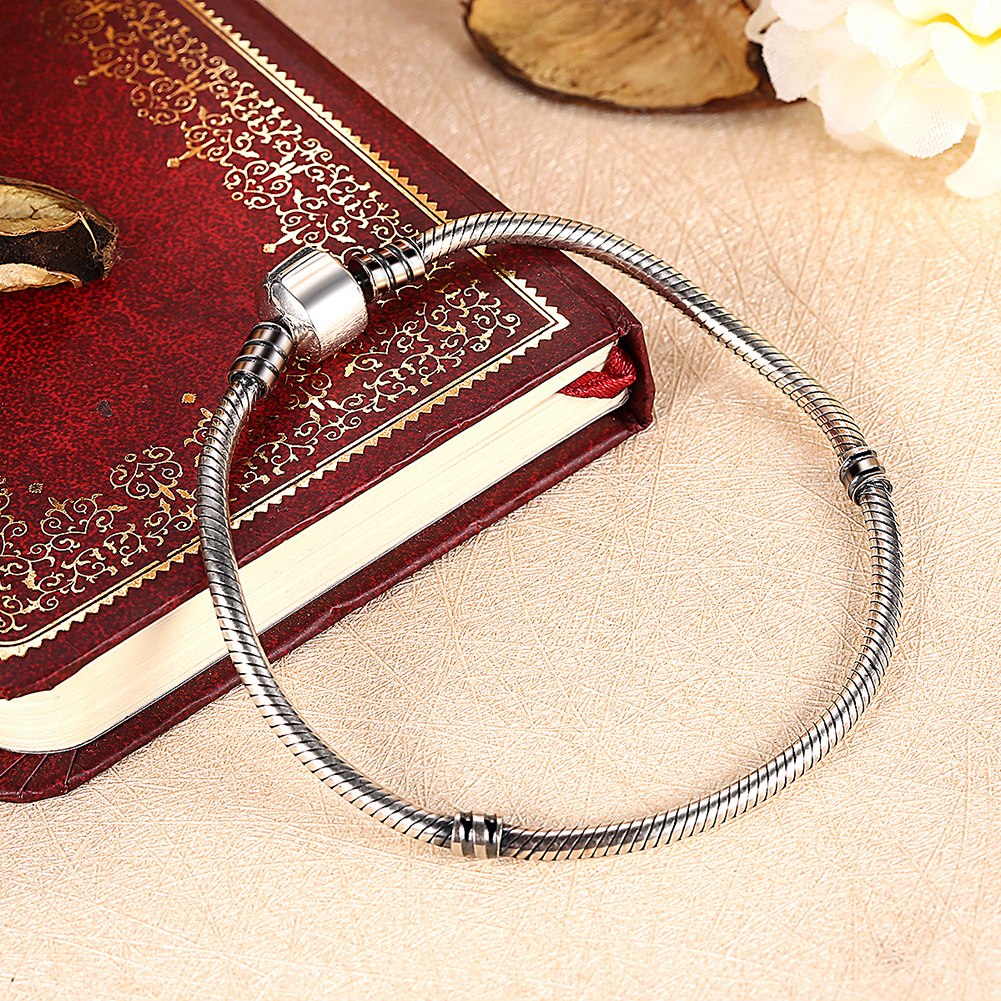 Christmas SALE Authentic 100% 925 Sterling Silver Snake Chain Bangle & Bracelet Luxury Jewelry 17-20CM