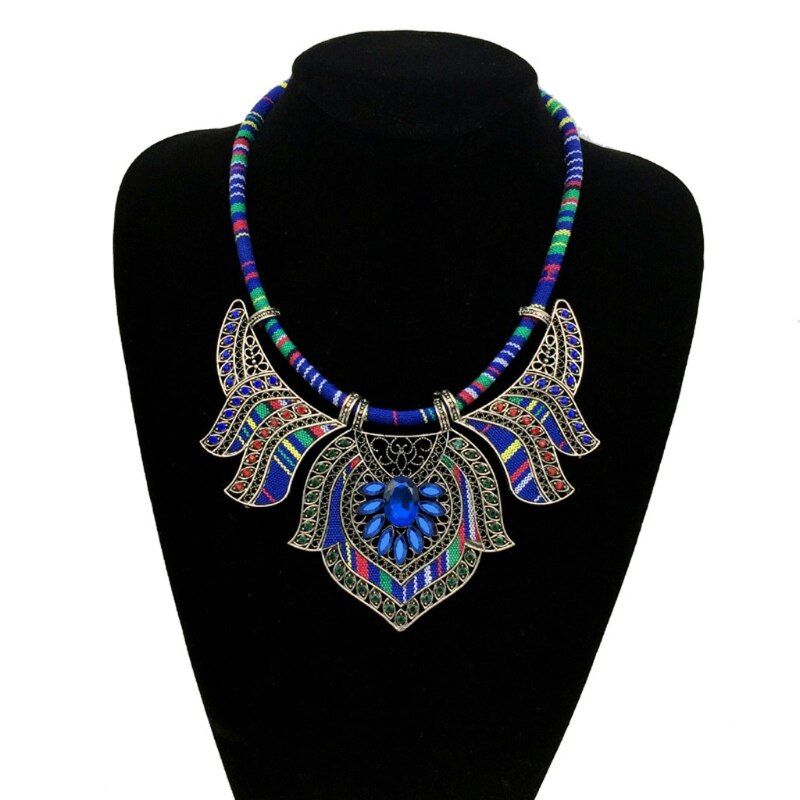 Chunky Bib Statement Torque Choker Bohemia Indian African Egypt Tribal Necklaces