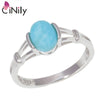 Natural Larimar Solid 925 Sterling Silver Wholesale Top Quality Latesst Twilight Bella Women Jewelry Ring Sz 6-10 SR010