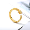 Cincin Ular Retro Gotik untuk Wanita Cincin Emas Baja Tahan Karat 2023 Hadiah Perhiasan Estetika Wanita Mode Tren Anillos Mujer