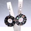 Circular Earrings Abalone shellfish Earrings 3cm X 2cm Holid Jewelry Party Jewelry