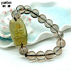 Citrine Zodiac Nature Stone Bouddha Men Women Lucky Jewerly Love Classic Style Fashion Bracelet Crystal Round Beads Buddha