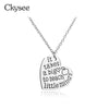 It Takes Big Heart To He Shape Little Minds Letter Pendant Necklaces Love Heart Chain Necklace For Teachers D Gift