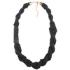 Claire Jin Single Side Wood Carving Small Beads Bamboo-pattern Ethnic Necklace Handmade Strand Necklaces Women Bohemian Jewelry