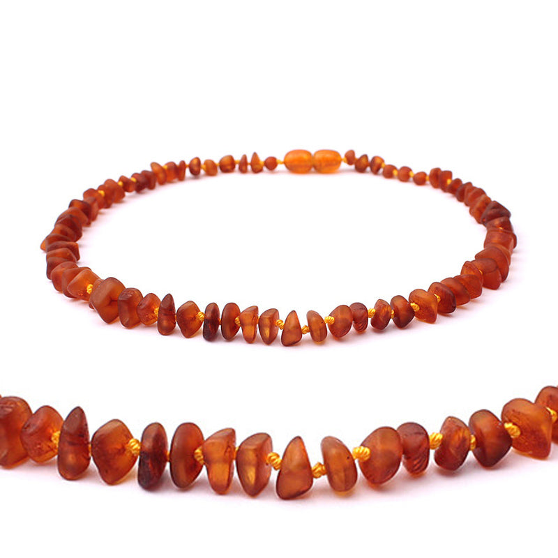 Classic 10 Colors Original Amber Teething Necklace for Baby Lab Tested Authentic Natural Amber Stone Necklaces for Baby Jewelry