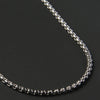 Classic 2MM Black Box Chain Necklace Men Titanium Steel Chain Necklace For Men Jewelry Gift