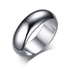 Classic 7mm Stainless Steel Wedding Bands Basic Rings for Men Woman Comfort Fit US Size 6 to 13