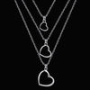 Classic 925 Stamped Silver romantic Love Heart Necklaces for women Charms Jewelry Party wedding Christmas Gifts