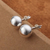 Classic 925 Sterling Silver 8mm 10MM beads studs Earrings for Women elegant Christmas gifts wedding party Jewelry