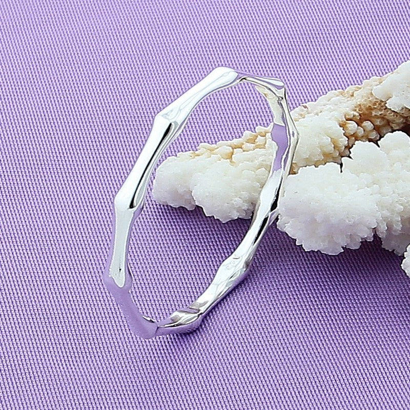 Classic 925 Sterling Silver Bracelets Bangles Women High Quality Bamboo Silver Charm Bracelet Bangles Fine Jewelry