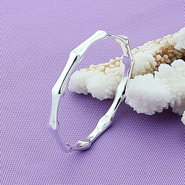 Classic 925 Sterling Silver Bracelets Bangles Women High Quality Bamboo Silver Charm Bracelet Bangles Fine Jewelry