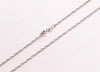 Classic Basic Chain 100% 925 Sterling Silver Lobster Clasp Adjustable Necklace Chain Fashion Jewelry for Women 46CM