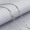 Classic Basic Chain 100%925 Sterling Silver Lobster Clasp Adjustable Necklace Lady 40CM/46CM Chain Fashion Jewelry