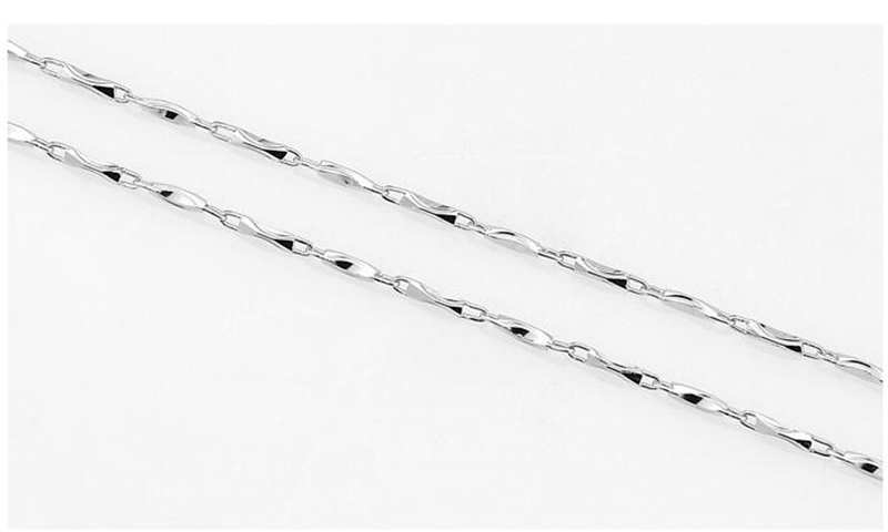 Classic Basic Chain 100% 925 Sterling Silver Lobster Clasp Necklace Chain Fashion Jewelry for Women 40/45CM Snack Chain YNC089