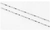 Classic Basic Chain 100% 925 Sterling Silver Lobster Clasp Necklace Chain Fashion Jewelry for Women 40/45CM Snack Chain YNC089