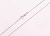 Classic Basic Chain 100% 925 Sterling Silver Lobster Clasp Necklace Chain Fashion Jewelry for Women 40/45CM Snack Chain YNC089