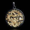 Classic Black Gold Dragon Carved CZ Pendant Necklace Vintage Punk Cool Street Jewelry for Men Hip Hop Rock Biker Jewelry Gift