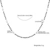 Classic Bling Crystal Star Beaded Necklaces For Woman Shimming Crystal Little Star Stainless Steel Chain Choker Gilrs Jewelry