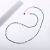 Classic Bling Crystal Star Beaded Necklaces For Woman Shimming Crystal Little Star Stainless Steel Chain Choker Gilrs Jewelry