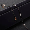 Classic Bling Crystal Star Beaded Necklaces For Woman Shimming Crystal Little Star Stainless Steel Chain Choker Gilrs Jewelry