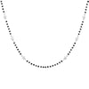Classic Bling Crystal Star Beaded Necklaces For Woman Shimming Crystal Little Star Stainless Steel Chain Choker Gilrs Jewelry