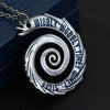 Classic Dr Who Pendants Necklaces Wibbly Wobbly Timey Wimey Spiral Design Vintage Charm Necklace Hollow Women Gift