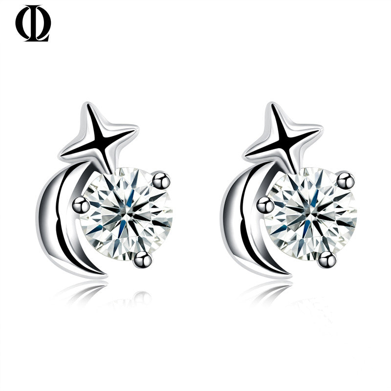 Classic,Engagement earring, AAA clean cz 925 Stud Earrings Fashion Jewelry for Lady, best for gift