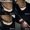 Classic Men's Leather Necklace Choker Black Brown Braided Rope Chain for Men Boy Male Jewelry Gifts collier homme Magnetic UNM27