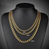 Classic NK Figaro Chain Men Necklace Stainless Steel Simple Gold Silver Color Link Chain Neckalce For Men Jewelry Gift