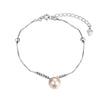 Classic Natural Shell Pearl 925 Sterling Silver Bracelet