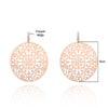 Classic s Big Hollow Flower Drop Earrings For Woman Gold Silver Color Bohemian Jewelry Statement  Party Gift