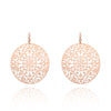 Classic s Big Hollow Flower Drop Earrings For Woman Gold Silver Color Bohemian Jewelry Statement  Party Gift