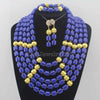 Classic Nigerian Wedding bride jewelry African Coral Beads Jewelry Set Costume Jewelry Sets dubai women necklace set  L1012