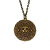 Classic Pirates of the Caribbean gold Silver Color coins Medallion Skull Pendant Necklace For DIY Men And Boy Jewelry Fashion