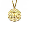 Classic Pirates of the Caribbean gold Silver Color coins Medallion Skull Pendant Necklace For DIY Men And Boy Jewelry Fashion